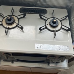 二口ガスコンロの画像