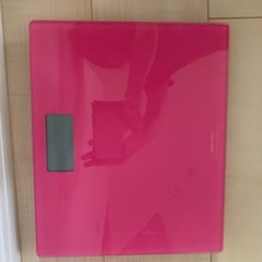 薄型　DRETEC 体重計 ピンクの画像