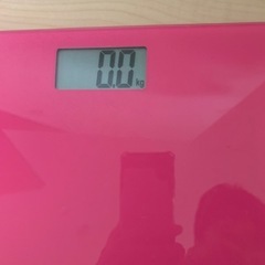 薄型　DRETEC 体重計 ピンクの画像