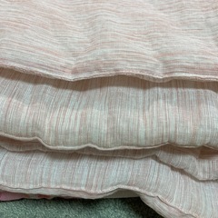 新品　西川　肌掛け布団　夏用　ピンクの画像