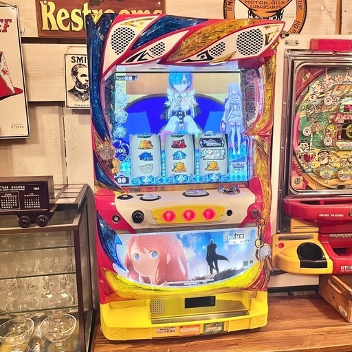 《売約済》【武蔵小山店】スロット Re:ゼロから始める異世界生活 剣聖パネル パチスロ 実機 家庭用 リゼロ フルセット 不要 大都技研　スロット　剣聖　レム　スバル　なろう系