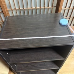 カラーボックス　3段の画像