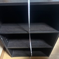 カラーボックス　3段の画像