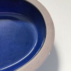 ○花びん カビン 花瓶 花器 フラワーベース 青 ブルー サイズ50×18.5×5.5㎝ 中古品(NF250712)517-109-⑧の画像
