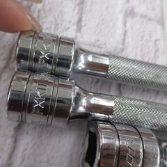 ★値下げ★ スナップオン FXK6/FXK11 3/8 エクステンションバー 4本セット おまけ付（FU8A） 彫刻有 現状品【ハンズクラフト宜野湾店】の画像