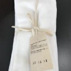 ＊未使用品：無印良品ふきん12枚組・綿カラー付の画像