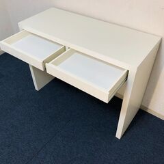 デスク SD-612 引き出し2杯付ホワイト CASUAL INTERIOR CHERRY パソコンデスク・ドレッサーテーブル 桜屋工業の画像