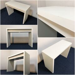 デスク SD-612 引き出し2杯付ホワイト CASUAL INTERIOR CHERRY パソコンデスク・ドレッサーテーブル 桜屋工業の画像