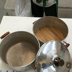 0712-247 HOKUA厚手アルミ長生セイロ30cmの画像