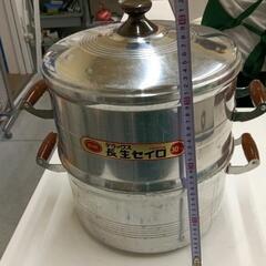 0712-247 HOKUA厚手アルミ長生セイロ30cmの画像