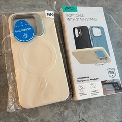 【未使用／デザイン受賞シリーズ】ESR iPhone 16 Pro ケース スタンド付きシリコンケース 米軍の画像