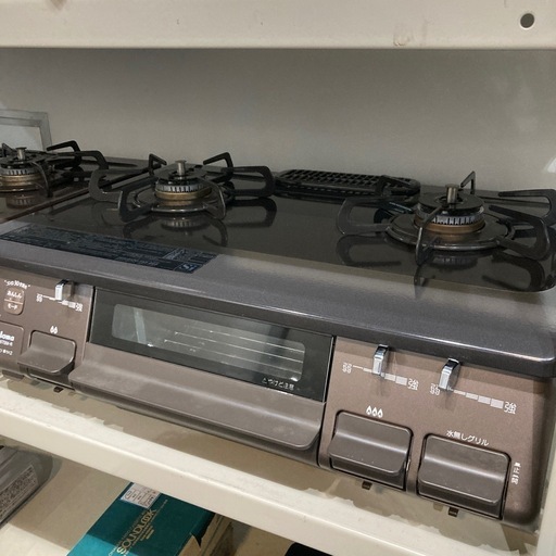 【ジモティー割】パロマ 2019年製 2口ガスコンロ 都市ガス（ID1094）