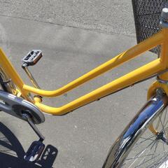 26インチ 🚲 中古 自転車 12,800円 🔁3段切替 🔑鍵新品 💡ライト