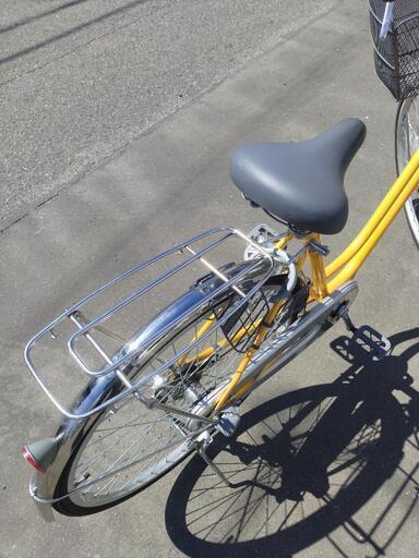 26インチ 🚲 中古 自転車 12,800円 🔁3段切替 🔑鍵新品 💡ライト