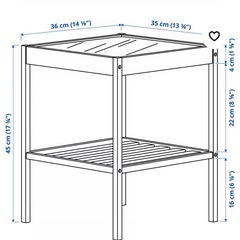 IKEA   NESNA サイドテーブル
の画像