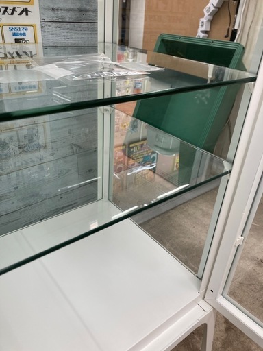 9/11 値下げ⭐️廃盤⭐️IKEA イケア⭐️コレクションケース⭐️MILSBO ミルスボ⭐️ホワイト⭐️鍵付⭐️おしゃれ⭐️ガラス