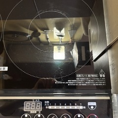 山善　IHクッキングヒーター2口の画像