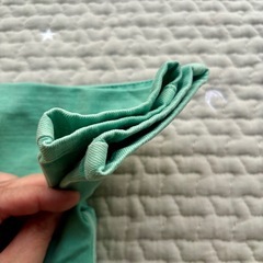 ZARA baby girl デニム サイズ86 くすみグリーンの画像