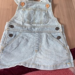 女の子 90cm サロペット2枚