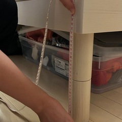 ダブルベッド　フレーム＋マットレスの画像