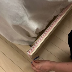 ダブルベッド　フレーム＋マットレスの画像