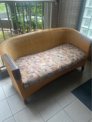 CASABLANCA カサブランカ　ラタンソファ　2人がけソファ　アジアン家具