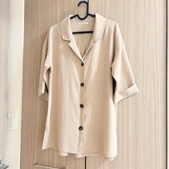 夏服！ ５部丈 ブラウス トップス Mサイズの画像