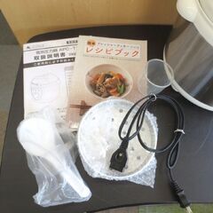 AL COLLE コイズミ 2021年製 圧力式電気鍋 APC-T19/W 1.9L クッカー 調理器具 圧力鍋 札幌 北20条店の画像