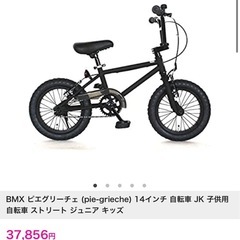 BMX ピエグリーチェ 14インチ 自転車 JK 子供用 自転車 ストリート ジュニア キッズの画像
