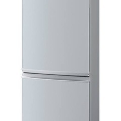 137L 一人暮らし向け冷蔵庫 シャープ SJ-D14B-S の画像