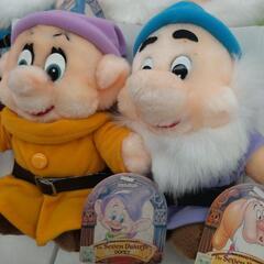 ★ジモティー割引有★ 白雪姫 7人の小人 ぬいぐるみ タグ付き《尼崎市/リサイクルショップドリーム次屋店》の画像