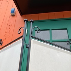 アイアン 3連　パーテーション 目隠し 大型 在庫2点あり　お洒落 インテリア　  の画像