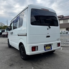 🉐【支払い総額59万円】車検令和9年3月15日H25年式 エブリイバン 車中泊仕様　ターボ　4WD PW 貨物　タイミングチェーン調子良好 修復歴無し 乗って帰れる！の画像