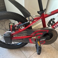 アイデス　d-bike マスタープラス　16インチ　赤の画像