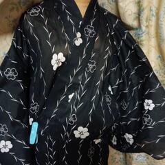 洗える大きめ紗着物新品の画像