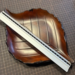 葉っぱ　皿　トレイの画像