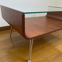 ローテーブル　ガラス　おしゃれの画像
