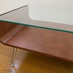 ローテーブル　ガラス　おしゃれの画像