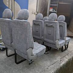 トヨタ純正 200系 ハイエース ワゴンGL グランドキャビン 10人乗り用 　後部座席の画像