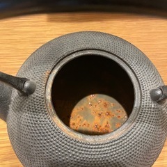 南部鉄器のやかんの画像