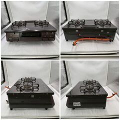 【❗️✨LPガス用ガステーブル✨❗️】Paloma IC-S87BM-L 2018年製 サビあり現状品 ✨簡易清掃・動作確認済み❗️の画像