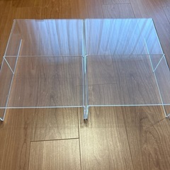 無印　アクリル仕切り棚　小4個セット
の画像