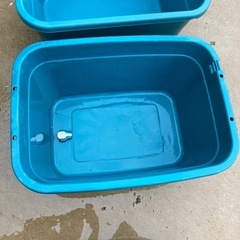 メダカ飼育ケース２個セットの画像