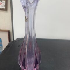 リサイクルショップどりーむ天保山店　No2614 花器　色ガラス　一輪挿しの画像