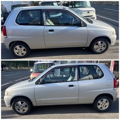 🉐販売終了🉐H14スズキアルトHA23V 車検8/4/18 22.2万㌔すぐ乗れますの画像