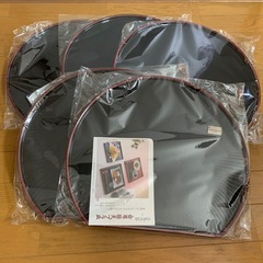 未使用品・会席膳天プラ皿　5枚セットの画像