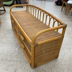 【ジモティー割引で最大15％OFF⭐️】ラタン チェストの画像