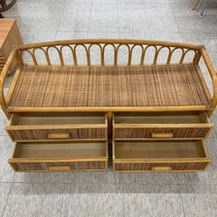 【ジモティー割引で最大15％OFF⭐️】ラタン チェストの画像