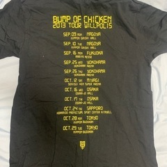 BUMP OF CHICKEN ライブTシャツの画像