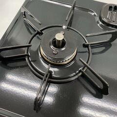 状態良好 Paloma パロマ LPガス用 ガステーブル 2022年製 PA-S75B-L ブラック 黒 左強火力 グリル付き 25g菊TKの画像